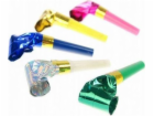 Party Deco Holografické rozšiřitelné trumpetové píšťaly -...