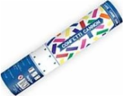 Party Deco Tube vystřelovací konfety, barevné proužky, 20 cm, univerzální