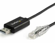 StarTech.com 6 ft (1.8 m) Cisco USB Console Cable - USB to RJ45 Rollover Cable - 460Kbps - Windows, Mac and Linux Compatible - M/M (ICUSBROLLOVR) - Sériový kabel - USB (M) do RJ-45 (M) - 1.8 m - USB 2