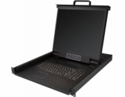 Start StartEch 1U Single Port KVM Console for/Server Rack - VGA KVM - 19in in