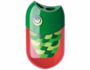 Dvojité ořezávátko Faber-Castell s gumou. Rybka (183525 FC)