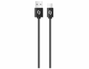 ALIGATOR datový kabel 2A, USB-C, délka 2m, černá