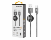 ALIGATOR datový kabel  PREMIUM 2A, USB-C, černá