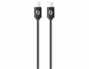 ALIGATOR datový kabel POWER 60W, USB-C/USB-C 3A, délka 1 m, černá