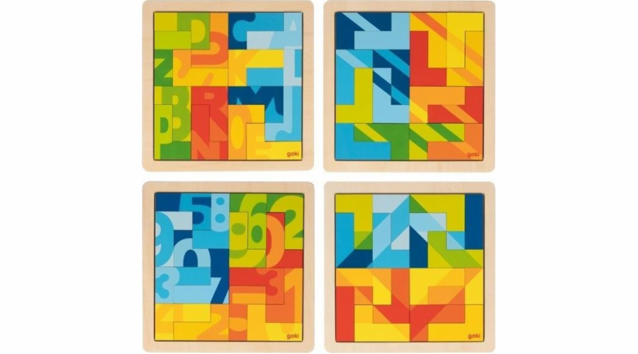 Goki Imagination Puzzle - sada 4 kusů