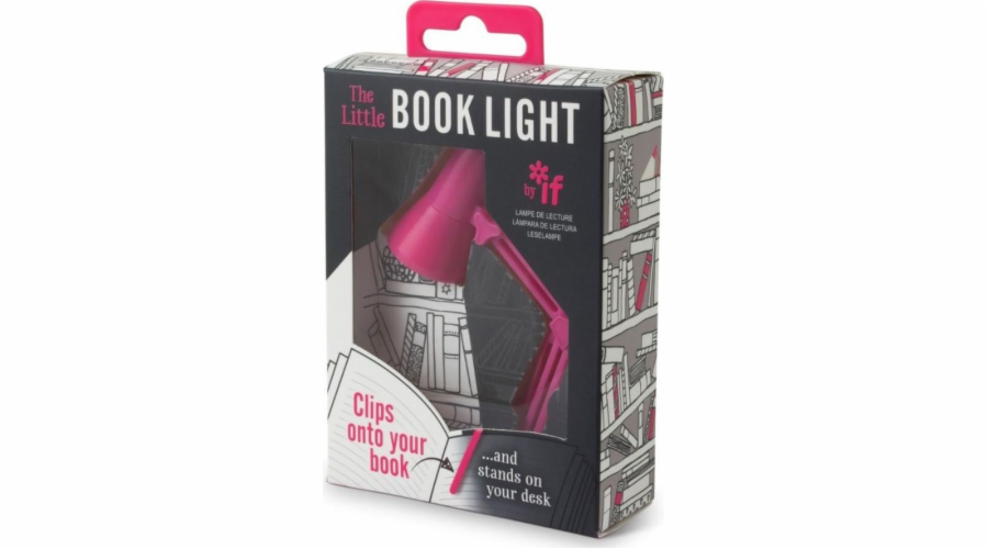 Stolní lampa IF The Little Book Light Růžová lampa na knihy