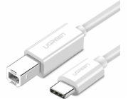 Ugreen USB kabel USB 2.0 CB kabel UGREEN US241 pro tiskárnu 1,5 m (bílý)