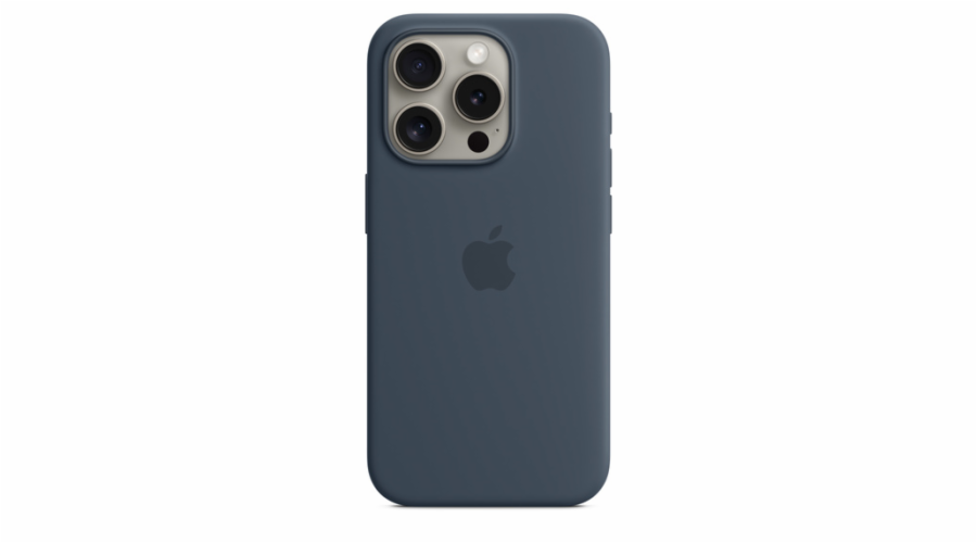 Apple Silikonové s MagSafe iPhone 15 Pro Max, bouřkově modré MT1P3ZM/A Apple iPhone 15 Pro Max Silicone Case s MagSafe - Storm Blue