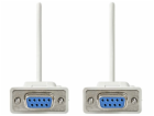 NEDIS sériový kabel/ D-SUB 9-pin zásuvka - D-SUB 9-pin zá...
