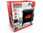 Elektrické topení a krb s LED plameny 1800W VERONA ED-216413
