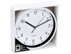 Nástěnné hodiny 20 cm černá / stříbrná ED-224295seda