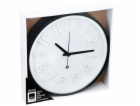 Nástěnné hodiny 30 cm bílá / černá ED-224296bila