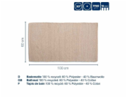 Koupelnová předložka Miu směs bavlna/polyester kouřově modrá 100,0x60,0x1,0cm KL-24730