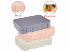 Box na svačinu s přihrádkami šedá ED-205926seda