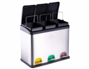 Odpadkový koš na tříděný odpad 3 x 15 l ED-249508