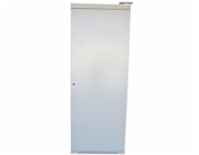 LEXI-Net 19" stojanový rozvaděč 27U 600x600 rozebiratelný, ventilační jednotka, termostat, kolečka, 600kg, sklo, šedý
