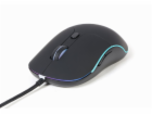 Gembird Myš MUS-UL-02, podsvícená, 2400DPI,  USB, černá