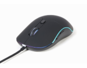 Gembird Myš MUS-UL-02, podsvícená, 2400DPI,  USB, černá