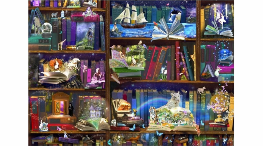 Bluebird Puzzle Puzzle 3000 Knihovna plná dobrodružství