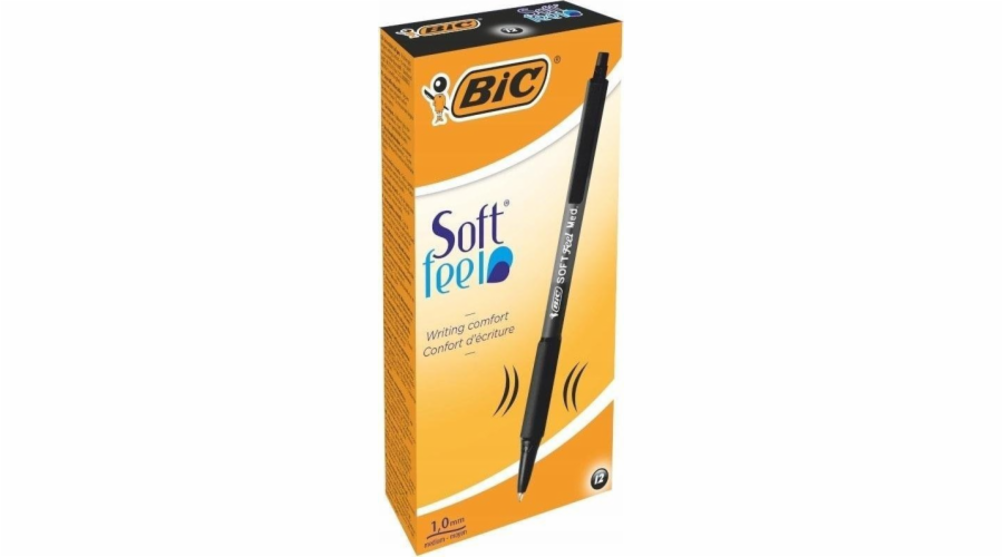 Kuličkové pero Bic Soft Feel černé (12 ks) BIC