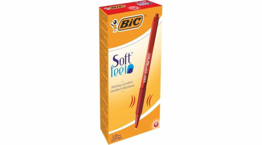 Soft Feel červené pero (12 ks) BIC
