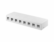 WENTRONIC Patch panel 8port, Keystone na stenu