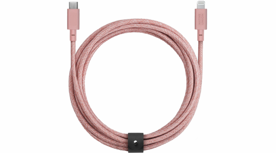 Native Union Belt Cable USB-C to Lightning 3m Rose