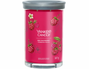 Svíčka ve skleněném válci Yankee Candle, Červená malina, 567 g