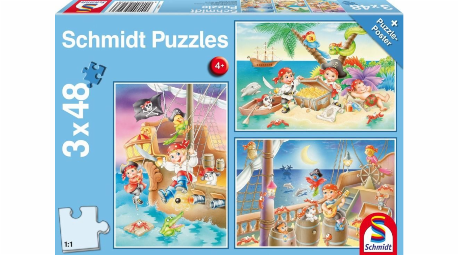 Schmidt Spiele Puzzle Pirátská posádka