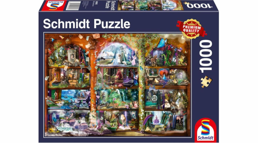 Schmidt Spiele Puzzle 1000 Kouzelný svět pohádek G3