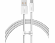 Baseus Dynamic Series USB na USB-C kabel, 100W, 1m (bílý)