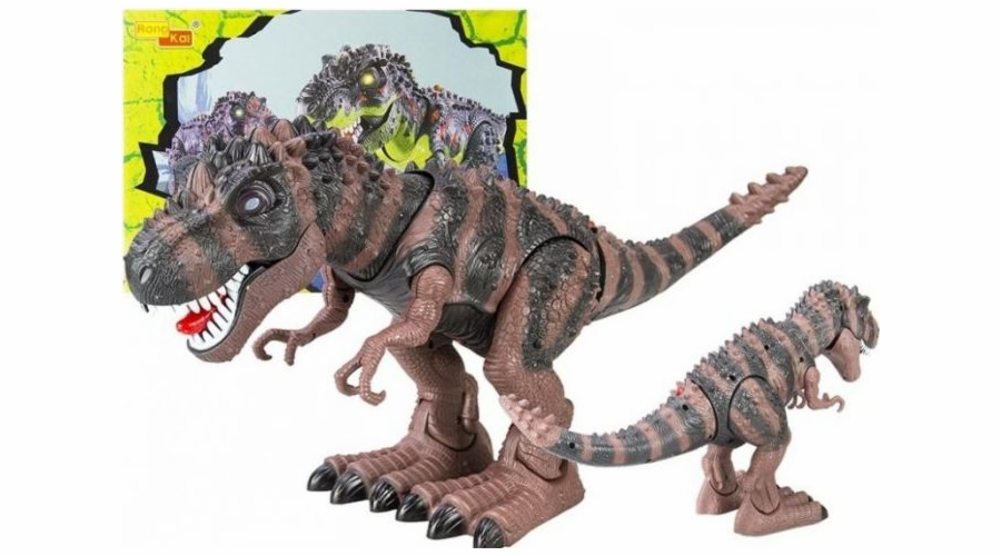 LEANToys figurka dinosaura na baterie - Tyrannosaurus Rex hnědý (361)