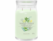 Svíčka ve skleněné dóze Yankee Candle, Okurková limonáda s mátou, 567 g