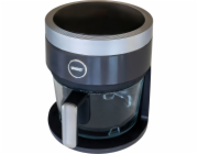 Unold Heißluftfritteuse Glas (schwarz/transparent, 1.200 Watt, Korb 3,5 Liter)