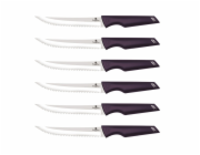 Sada steakových nožů 6 ks Purple Eclipse Collection BH-2789