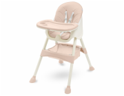 Jídelní židlička Baby Mix Nora dusty pink