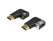 PREMIUMCORD Adaptér spojka 8K HDMI A - HDMI A, F/M, do úhlu 90° - levá