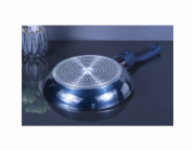 Pánev s odnímatelnou rukojetí + víko 24 cm Aquamarine Metallic Line BH-7155