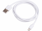 Akyga USB - Lightning kabel 1m bílý (AK-USB-30)