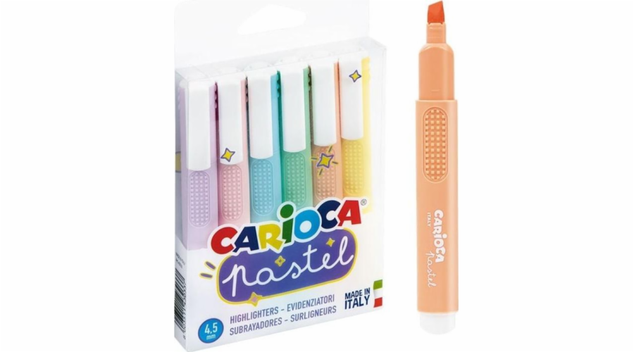 Carioca Highlighter Pastel 6 barev CARIOCA