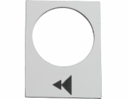 Schneider Electric Popisový štítek, bílý, obdélníkový, 30x40 mm (ZB2BY4903)