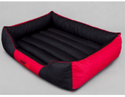 Hobbydog Comfort Lair - Černá a červená xxxl