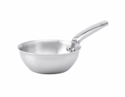 Pánev de Buyer, 3603.16 ALCHIMY, nerez, zaoblená vyšší boční hrana, vodotěsná nýtovaná rukojeť, průměr 16 cm, stupnice objemu,