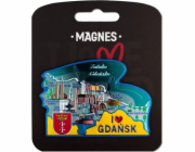 PAN DRAGON Magnet Miluji Polsko Gdaňsk ILP-MAG-A-GD-35