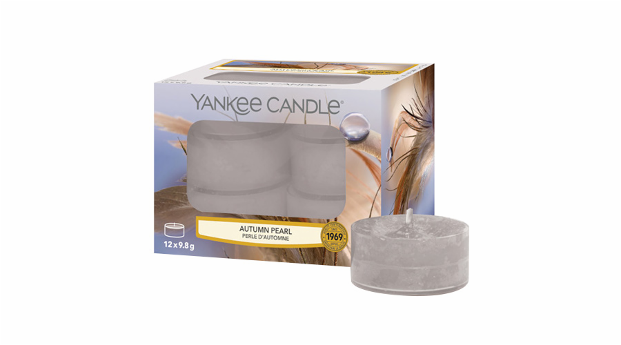 Svíčky čajové Yankee Candle, Podzimní perla, 12 ks