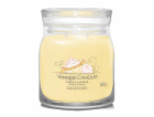 Svíčka ve skleněné dóze Yankee Candle, Vanilkový košíček,...