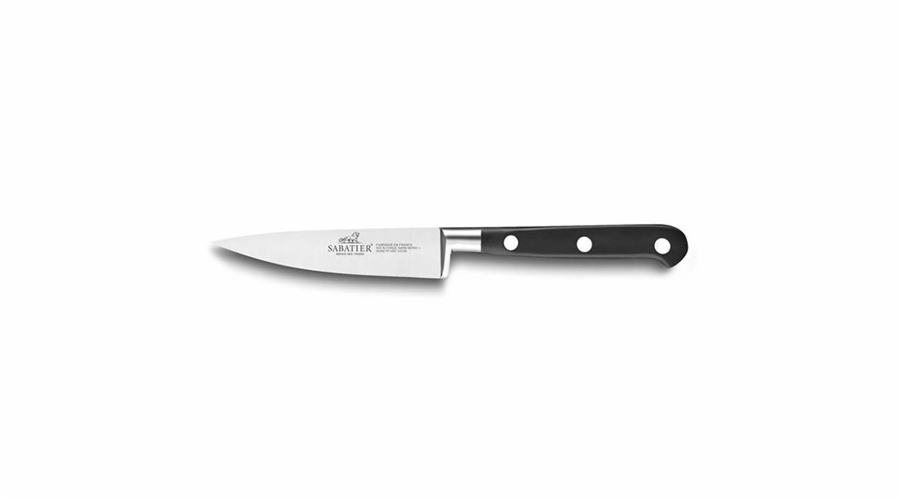 Kuchyňský nůž Lion Sabatier, 800150 Idéal Inox, nůž na odřezky, čepel 10 cm z nerezové oceli, POM rukojeť, plně kovaný, nerez nýty