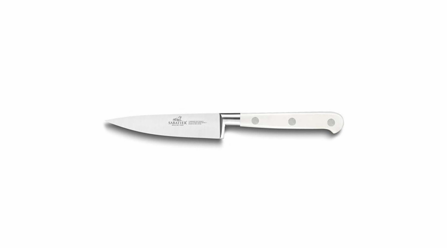 Kuchyňský nůž Lion Sabatier, 800183 Idéal Toque, nůž na odřezky, čepel 10 cm z nerezové oceli, POM rukojeť, plně kovaný, nerez nýty