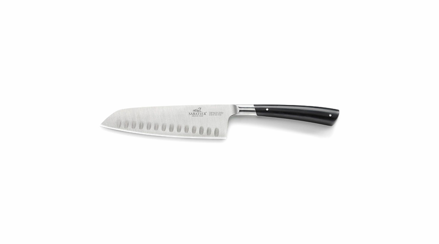 Kuchyňský nůž Lion Sabatier, 807880 Edonist Jais, Santoku nůž, čepel 18 cm z nerezové oceli, ABS rukojeť, plně kovaný