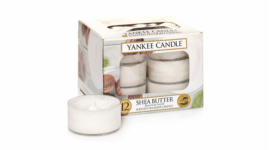Svíčky čajové Yankee Candle, Bambusové máslo, 12 ks
